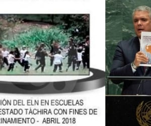 Foto del dossier presentado por Duque