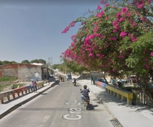  Sector de la carrera 24 con calle 57, donde ocurrió el atentado sicarial.