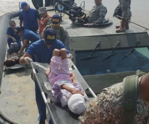 Rescate de familia en la selva.