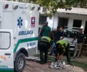 Ambulancia con droga.