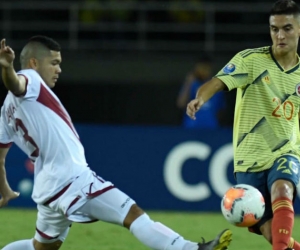 Eduard Atuesta, capitán de Colombia, puso el 2-1.