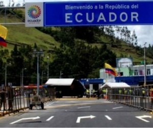 Frontera con Ecuador.