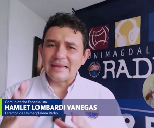 Hamlet Lombardi, director Unimagdalena Radio.