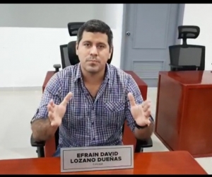 Efraín Lozano, concejal de Santa Marta.