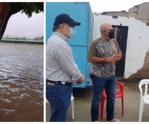 El alcalde Checho Serrano se reunió con el subdirector para el manejo de Desastres de la UNGR.