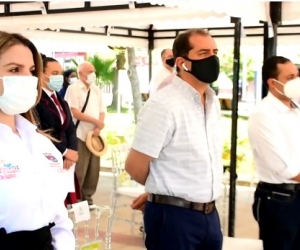 Diana Viveros estuvo en primera fila en el evento de conmemoración del Bicentenario de la Batalla de Ciénaga.