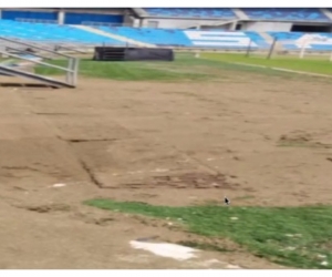 El estadio albergó la inauguración de las justas y aún no ha sido entregado a la Alcaldía. 