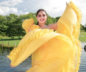 Valeria Sierra Rada, reina del Festival del Hombre Caimán