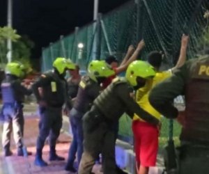 Operativos de la Policía en Santa Marta durante Navidad.