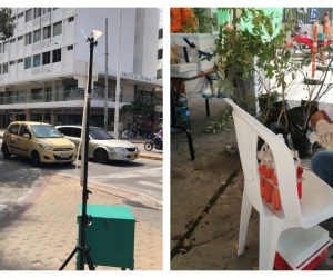 Las muestras fueron tomadas en intersecciones viales con mayor concentración vehicular. 