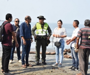 Un equipo interdisciplinario participó en la primera jornada de inspección en el sector de Costa Verde.