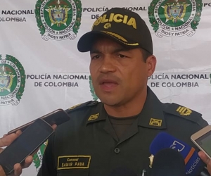 El coronel Samir Pava, comandante de la Policía del Magdalena.