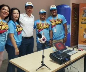 Evento de lanzamiento de la campaña 'Ojo con tu consumo' en Santa Marta.