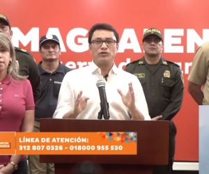 Declaración de prensa del gobernador del Magdalena.