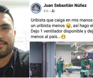 El joven publicó el post en su Facebook y luego cerró sus cuentas de redes.