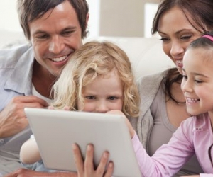 Lectura digital en familia.