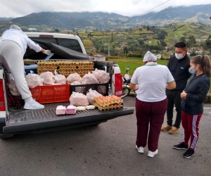 Las familias beneficiadas fueron previamente caracterizadas como población vulnerable, debido al aislamiento obligatorio por el Covid-19.