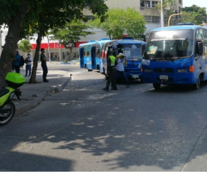 Operativos a busetas en la ciudad.