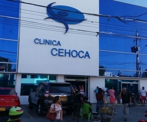 Fachada de la Clínica Cehoca, en Santa Marta.