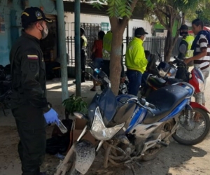 Motocicletas recuperadas.