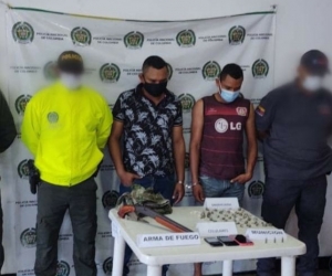 Los capturados fueron identificados como Fabián Yesid Tovar Beleño y Luis Miguel Tovar Beleño.