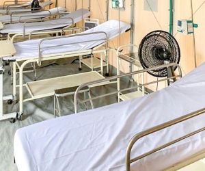 Camas del hospital de Maicao.