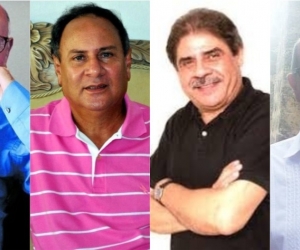Alfonso Hamburguer, Jairo Diazgranados, Ismael Rudas, Antonio Daza