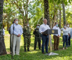 Presidente Iván Duque entregó detalles de la captura de los cuatro ciudadanos venezolanos.