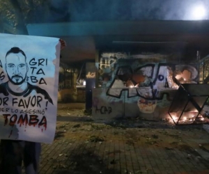 Actos de vandalismo ocurridos en Bogotá.