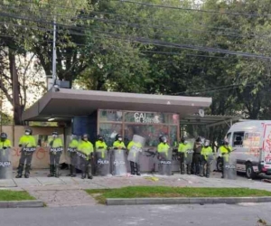 CAI del barrio Villa Luz en Bogotá.