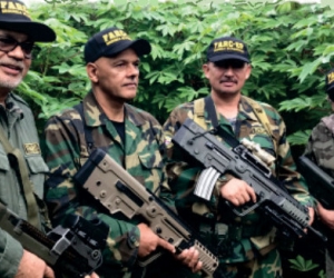 Esta es la foto más reciente que se conoce de los guerrilleros rearmados.