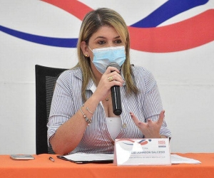 Virna Johnson, alcaldesa de Santa Marta.