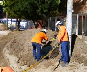 Trabajos de la Essmar en El Pando.