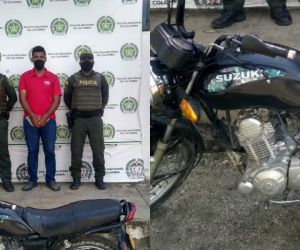 Mediante solicitud de antecedentes uniformados recuperaron motocicleta.