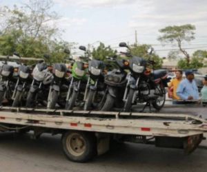 Motocicletas inmovilizadas en la ciudad - referencia.