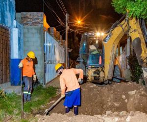 Obras en el barrio Galán.