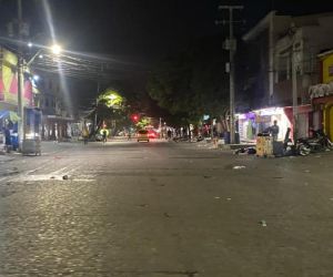 Esta fue la zona en donde se dio la balacera en Rebolo.