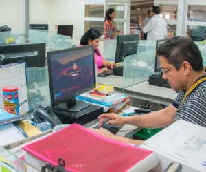 Trabajadores de la Universidad del Magdalena.