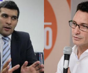 El abogado Julián Quintana y el gobernador Carlos Caicedo