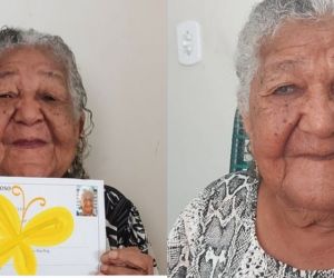 La publicación de la abuelita se hizo viral. 