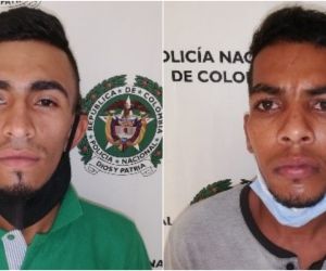 Los sujetos fueron interceptados por los investigadores de la Sijín cuando transitaban por el barrio Las Palmas.