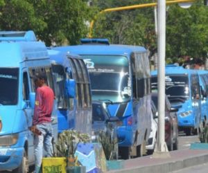 Paro de buses en Santa Marta