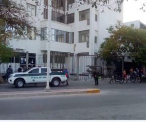 El asaltante fue atendido en la clínica Mar Caribe.