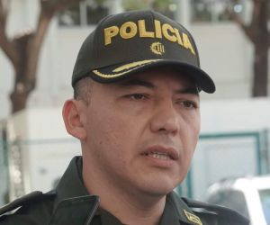 Coronel Óscar Solarte, comandante de la Policía Metropolitana de Santa Marta.