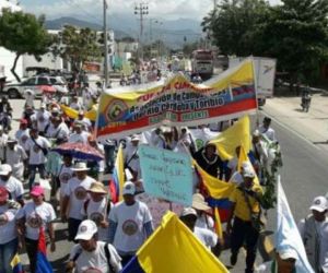 Ciénaga prohibió marchas pero no concentraciones.