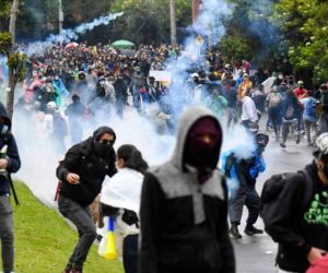 Protestas en Colombia. 