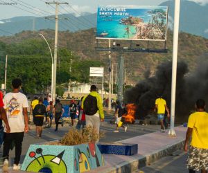 Según Caicedo, los manifestantes reciben droga y plata de políticos de derecha para cometer actos vandálicos.