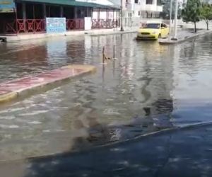 Así luce la avenida Tamacá con calle 18 en la mañana de este domingo 23 de mayo.