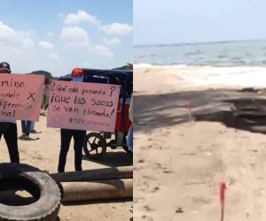 La comunidad señaló dijo que sino cumplen con los acuerdos volverán a protestar.