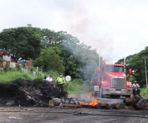 Bloqueos en Ariguaní.